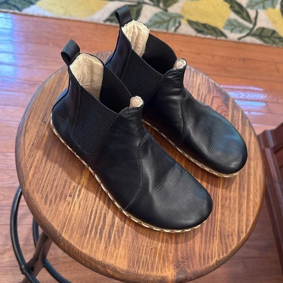 Atlantis barefoot minimalist Chelsea Boots New size 8.5 leather made in Europe - Picture 3 of 9
